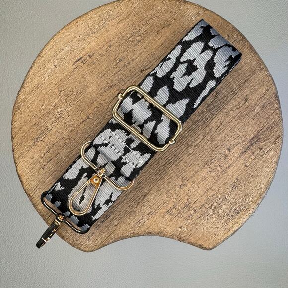 Wide Animal Print Purse Strap Adjustable Crossbody Guitar Strap NEW FAST SHIP - Picture 1 of 4